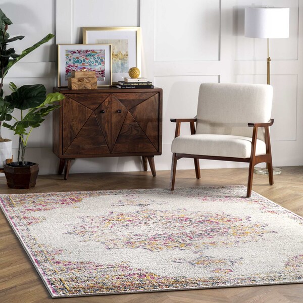 Nuloom Tabitha Vintage Medallion Area Rug 12ft x 15ft RZBD36B12015 Zoro